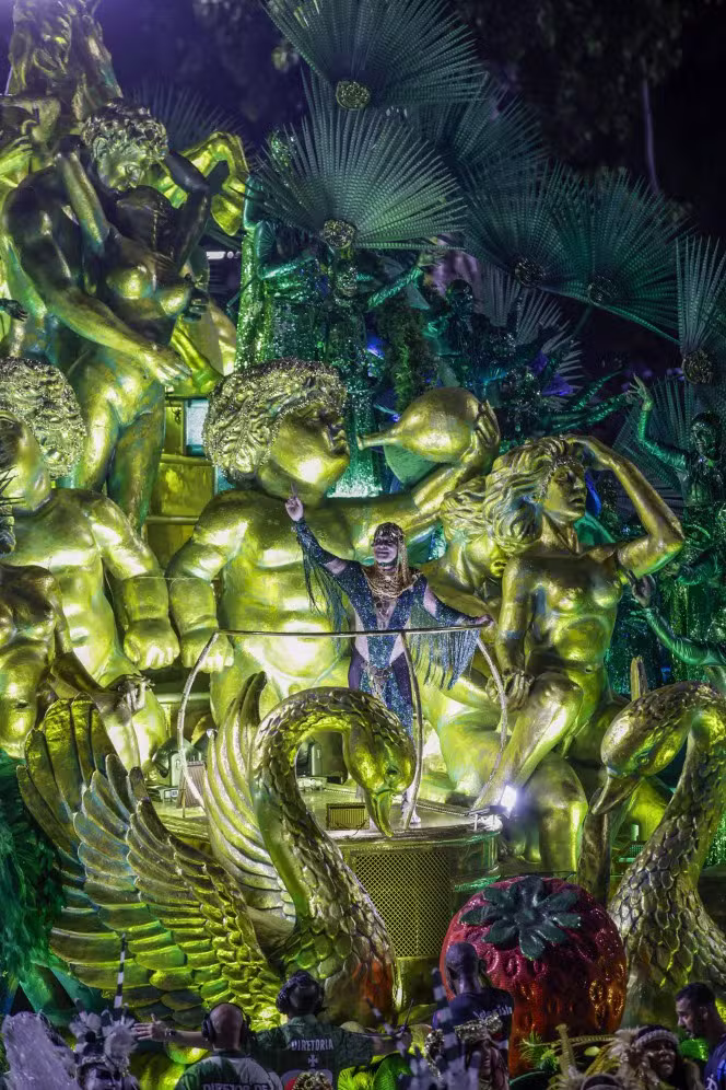 Desfile da Imperatriz Leopoldinense - Ney Matogrosso — Foto: Guito Moreto / Agência O Globo