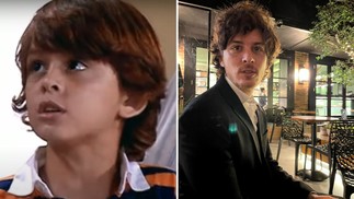 João Vithor Oliveira começou a carreira aos 5 anos no programa "Gente inocente", apresentado por Marcio Garcia. Depois, ele gravou "Floribella", na Band; "Luz do sol", na Record; e "Malhação ID", na Globo. Ele voltará ao ar na próxima novela das 18h, "Garota do momento" — Foto: Reprodução/internet e Reprodução/Instagram