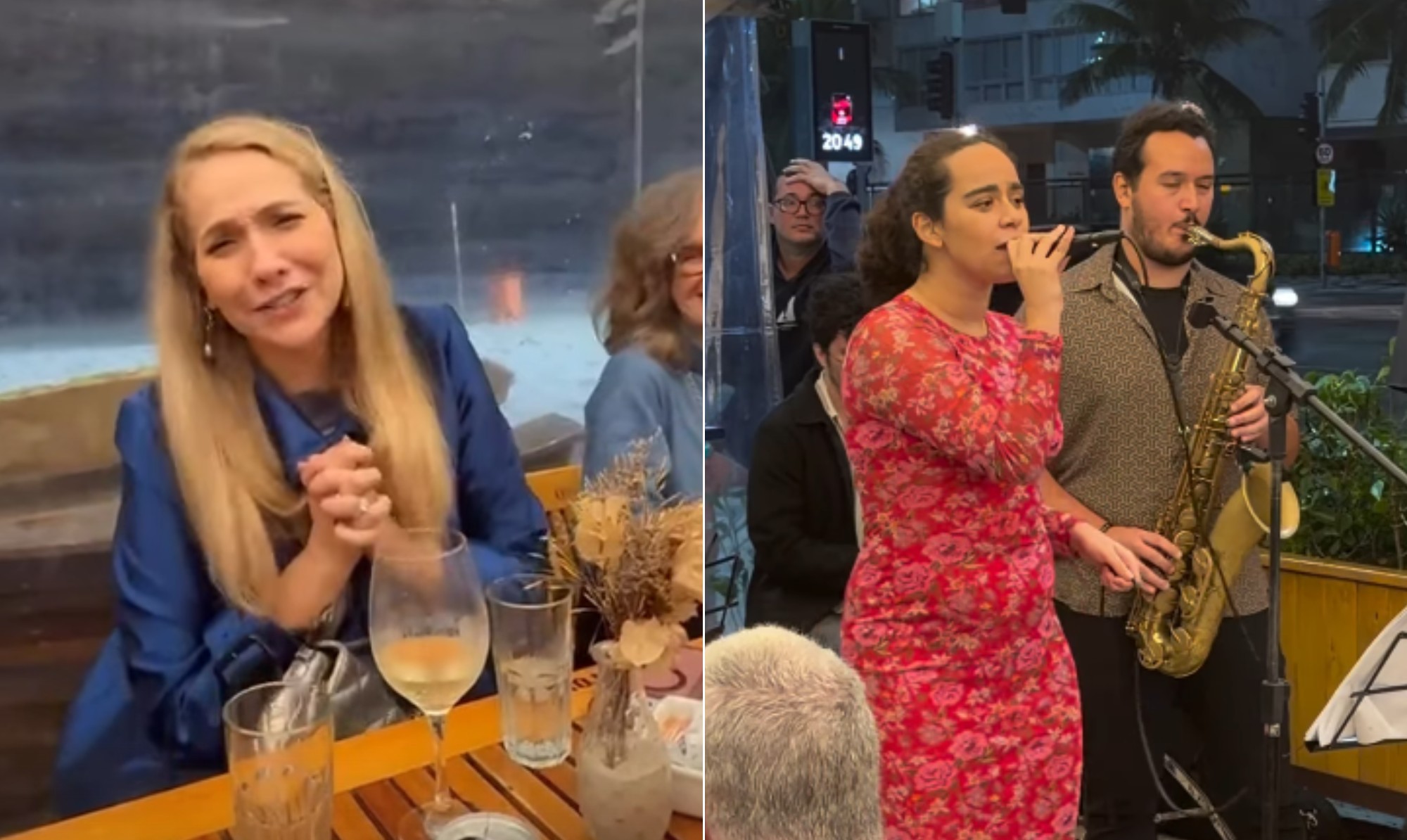 Ana Beltrão brilha em show na orla carioca, com a mãe Maria Beltrão prestigiando