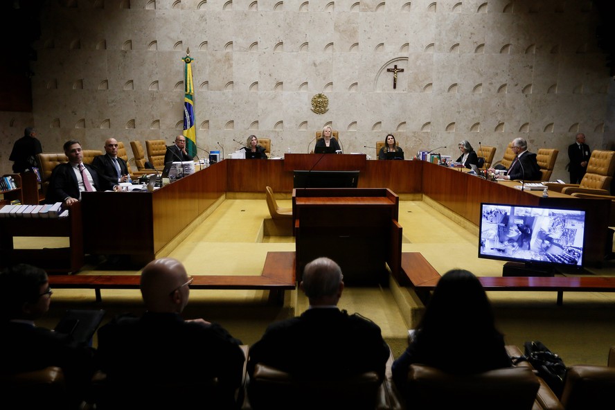 Plenário do STF, em Brasília: tribunal decidirá sobre ferrovia