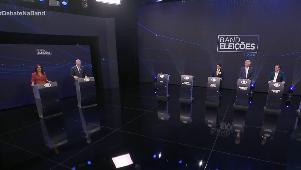 Com Caiado, Renan Santos e Augusto Cury, primeiro debate presidencial tem críticas às ausências de Flávio e Lula - QTU Questões do Universo
