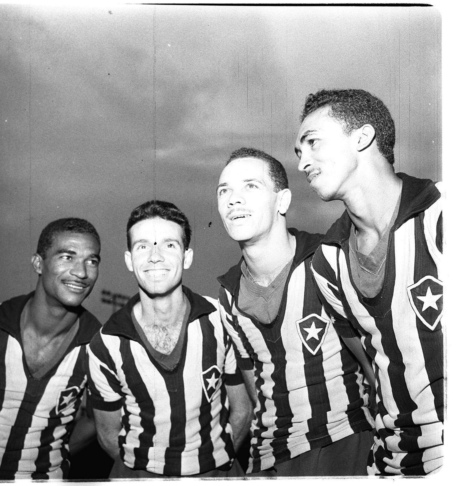 Jogadores do Botafogo : Didi, Zagallo, Paulinho, e Quarentinha — Foto: Arquivo / Agência