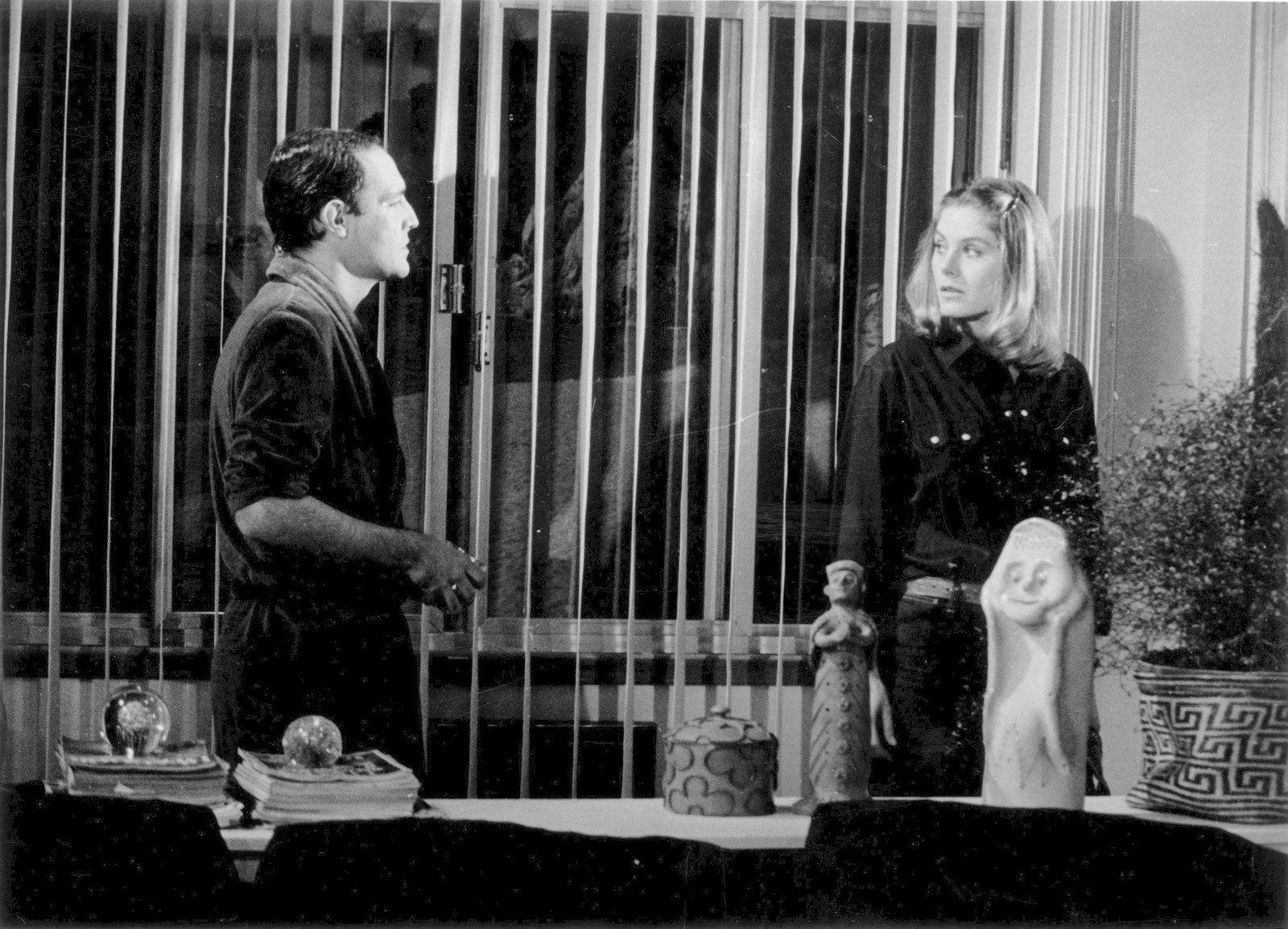 Com Vera Fischer em 'Coração alado', quando interpretou a primeira cena de estupro em uma novela das 20h — Foto: Divulagação