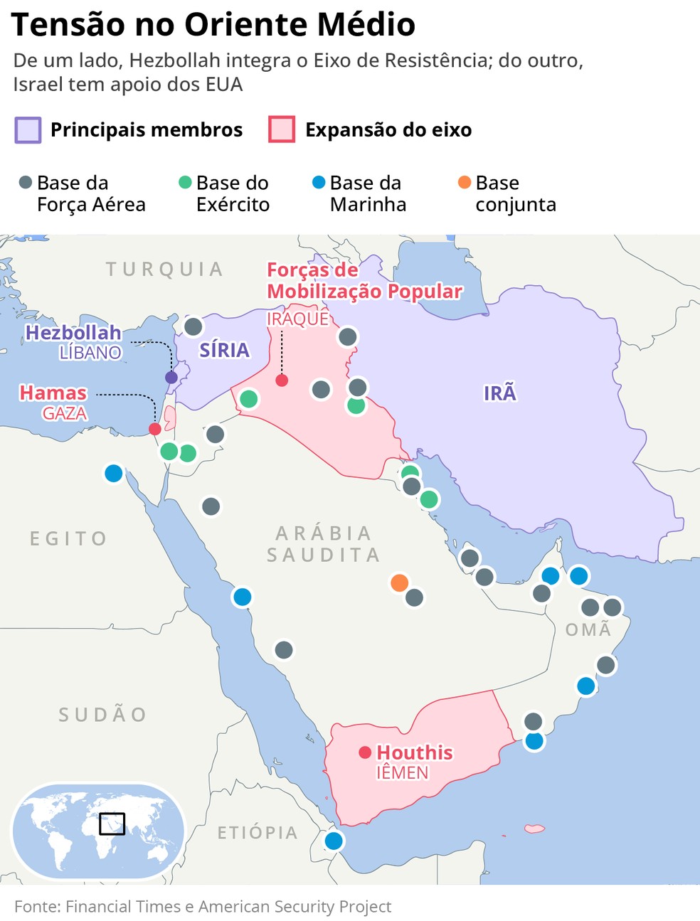 EUA autorizam Exército a reforçar presença de tropas no Oriente Médio ...