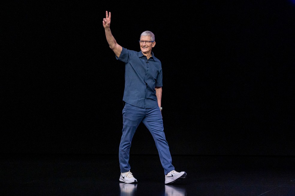 Tim Cook, líder da Apple — Foto: David Paul Morris/Bloomberg