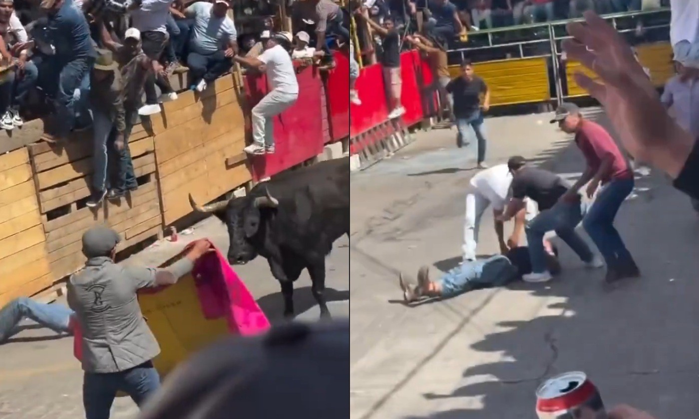 Vídeo: Festival de touros no México deixa um morto e nove feridos; homem teve pulmão 
