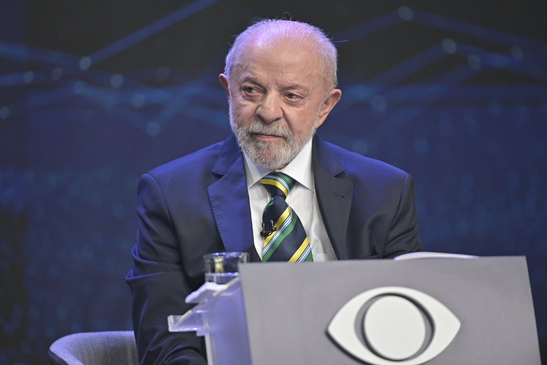 Lula e a 'gravata da sorte' no debate da Band
