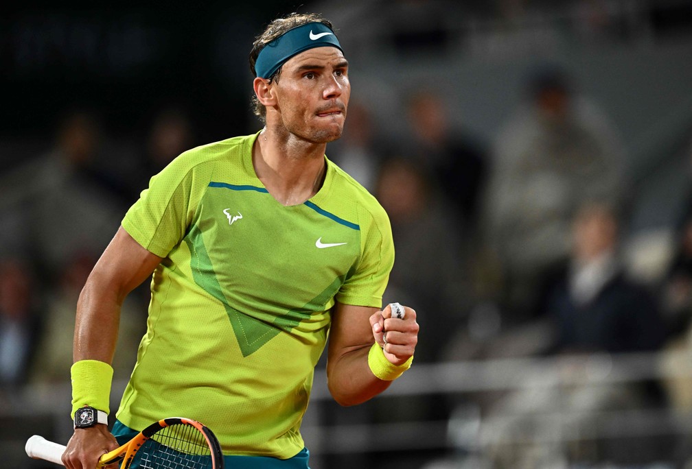 Rafael Nadal em Roland Garros  — Foto: AFP 