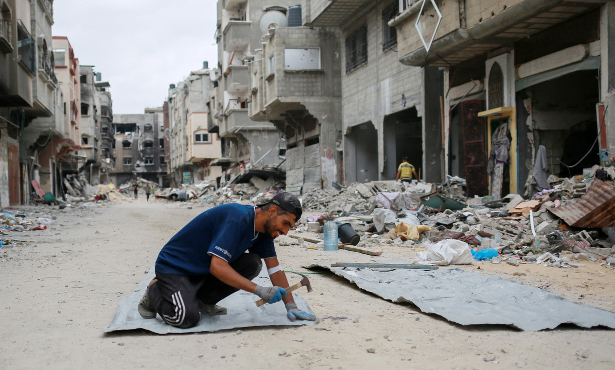 ONU calcula que reconstrução da Faixa de Gaza custará mais de R$ 200 bilhões