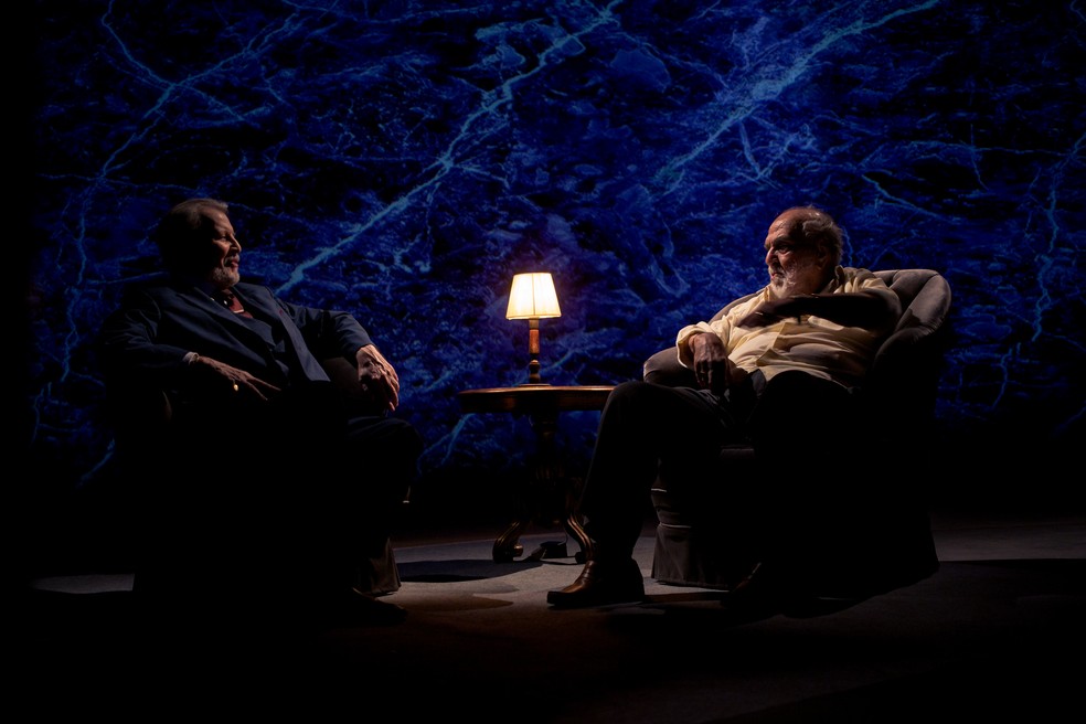 Daniel Filho e Lima Duarte em cena de "A fúria" — Foto: Divulgação
