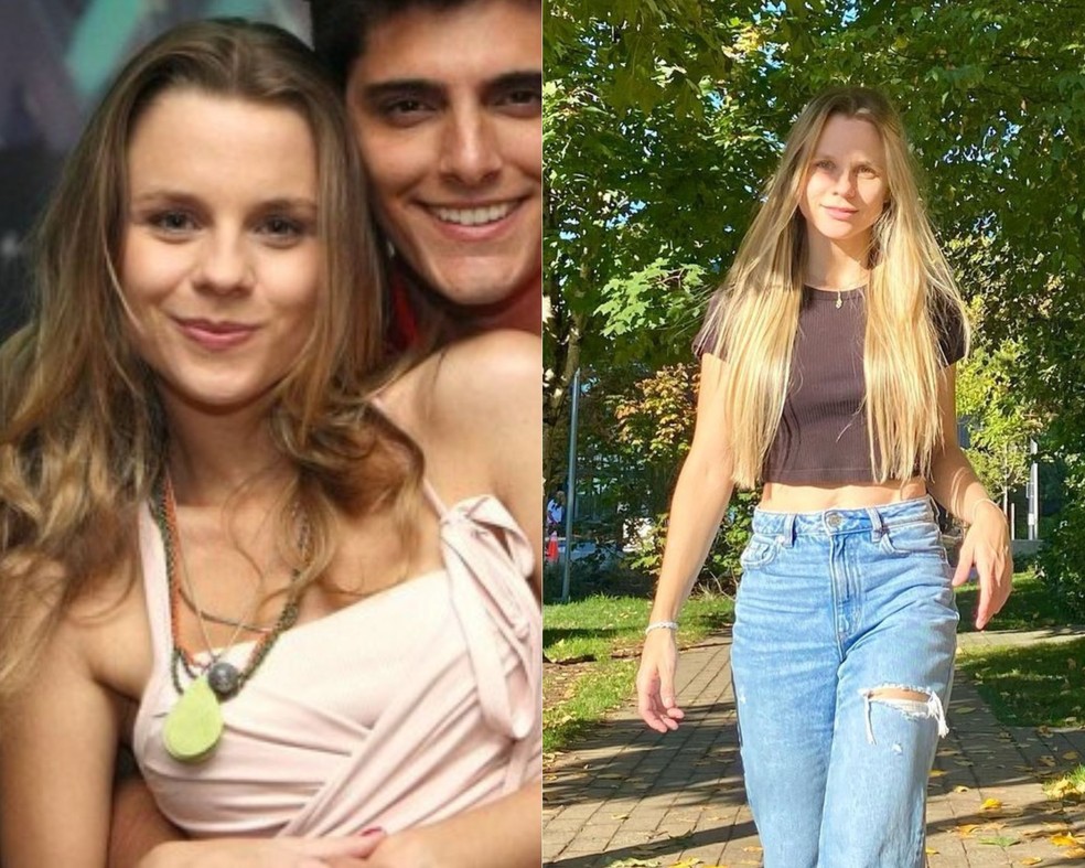 Daniela Carvalho foi a protagonista Catarina, mais conhecida como Cat. Ela conhece Pedro (Bruno Gissoni), no colégio Primeira Opção, onde se passava a maior parte da trama. — Foto: Cléber Júnior / Agência O Globo e Reprodução/Instagram