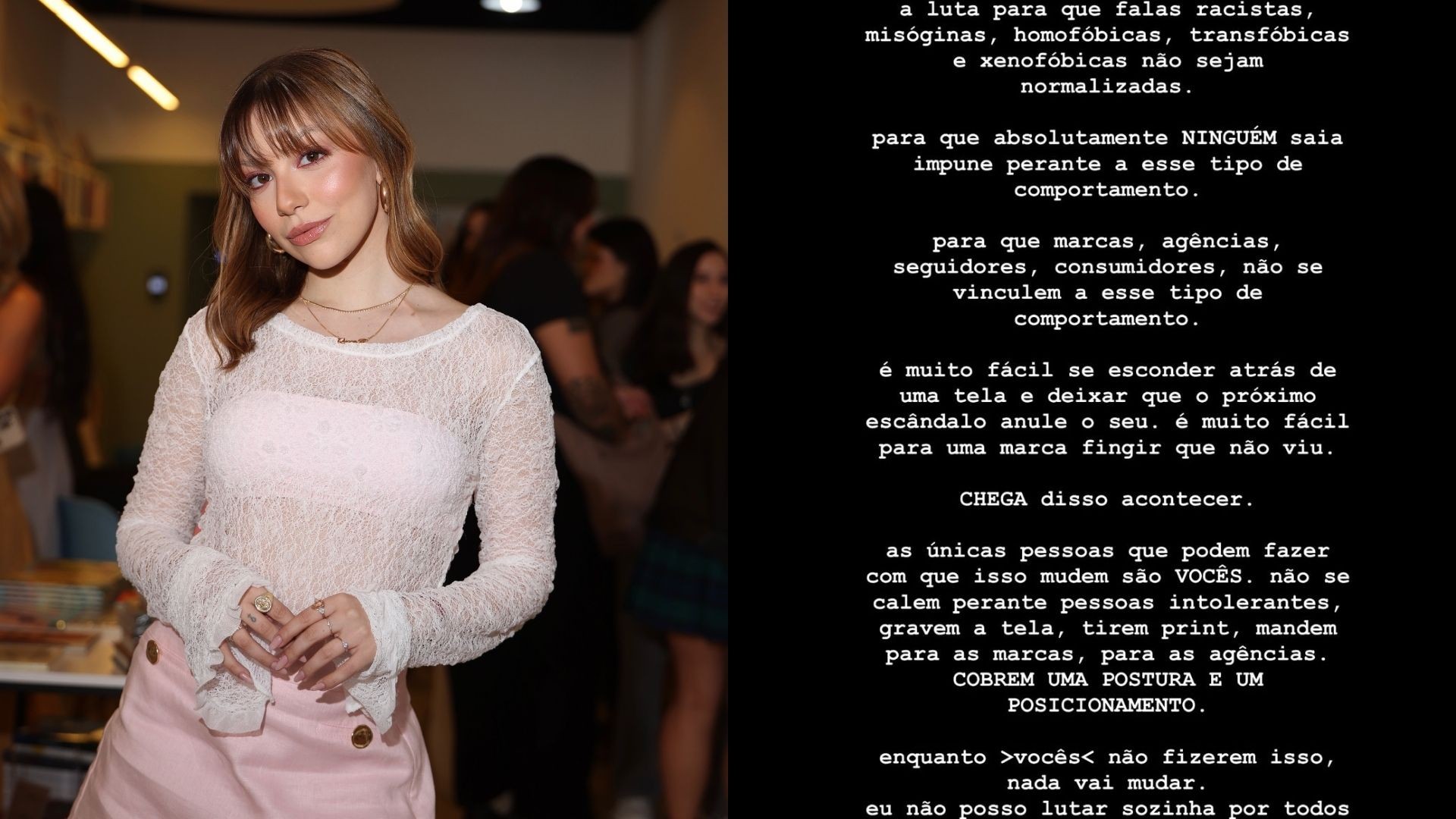 Bruna Furlan expõe influenciadora após falas xenofóbicas sobre o Nordeste - Foto
