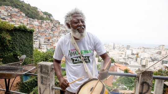 Mestre Ivamar, o Popó de ‘Amor perfeito’, leva cultura do Amapá para os bastidores da novela 