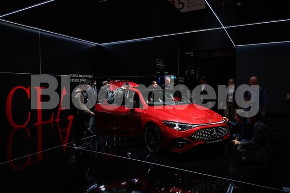 O Mercedes-Benz GLC elétrico — Foto: Bloomberg