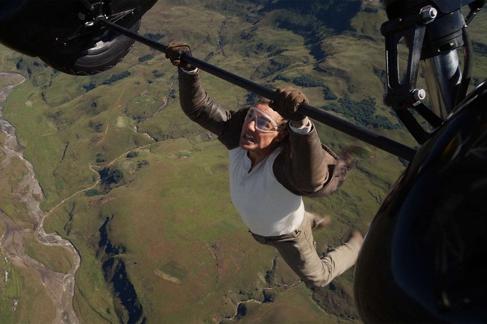 Tom Cruise em cena de 'Missão: Impossível - O acerto final' — Foto: Divulgação