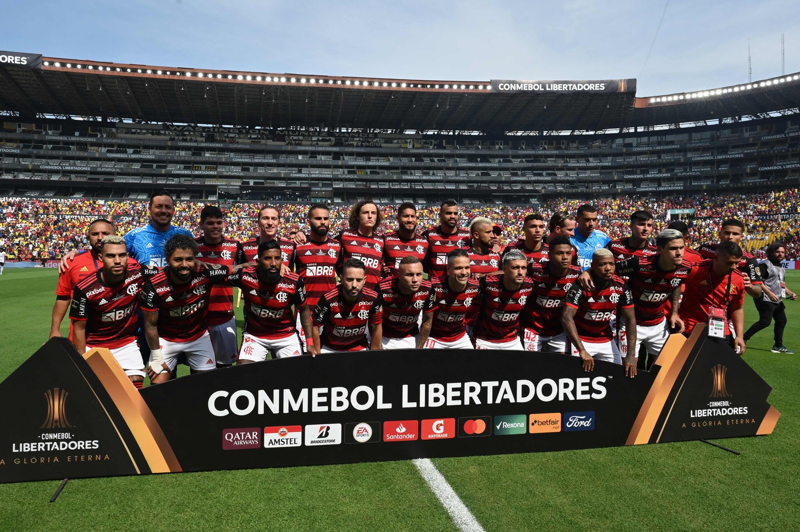 Elenco do Flamengo para a final