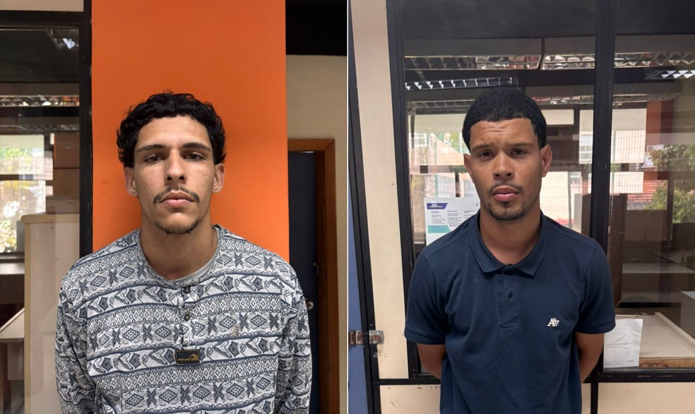 Dupla de criminosos é presa após roubo de carro na Tijuca — Foto: Divulgação/ PMRJ