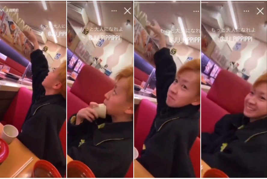Jovem viralizou ao lamber um copo em restaurante no Japão e colocar de volta na estante para outra pessoa usar depois