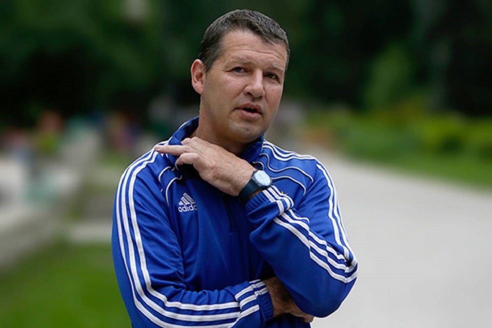 Oleg Salenko, recordista de gols numa única partida — Foto: Divulgação/Dynamo de Kiev