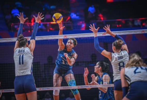 Brazil vượt qua Italy, lọt vào chung kết Liga das Nações nữ — (Ảnh: Reprodução da internet)