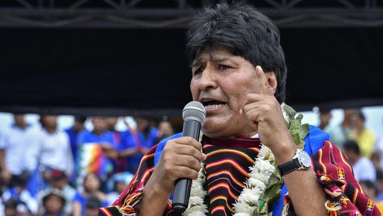 Evo Morales anuncia candidatura 
 para tentar voltar à Presidência na Bolívia
