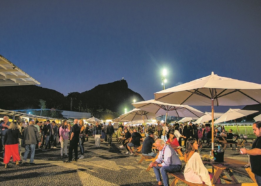 Área ao ar livre, com vista para o Cristo, foi um dos trunfos do Vinhos de Portugal no Rio