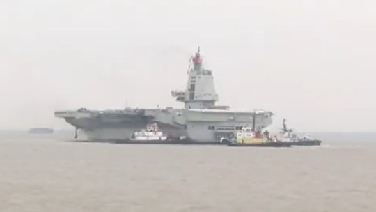 China realiza primeiro teste do seu novo e maior porta-aviões de todos os tempos: presença no Pacífico contra aliança regional dos EUA