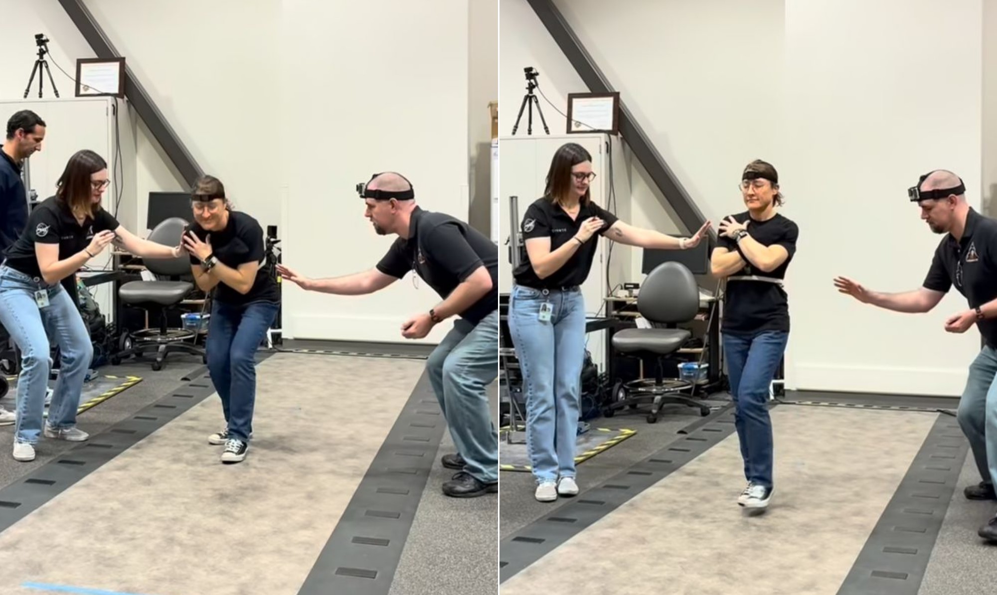 Artemis II: Christina Koch, astronauta que voltou da Lua, mostra os efeitos que a microgravidade tem no corpo; veja vídeo