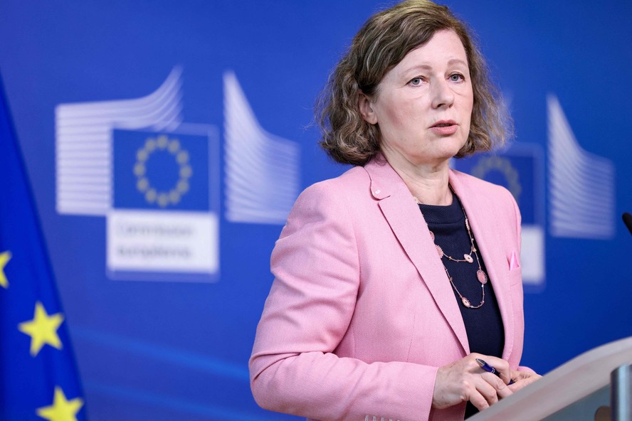 Vera Jourova, vice-presidente da Comissão Europeia
