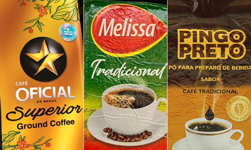 Anvisa recolhe três marcas de 'café fake' por uso de matéria-prima contaminada. — Foto: Reprodução