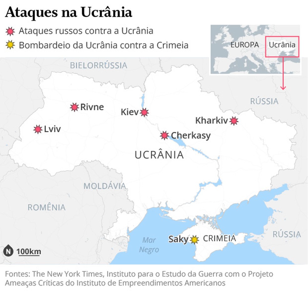 Onde fica a Ucrânia no mapa múndi?, Mundo