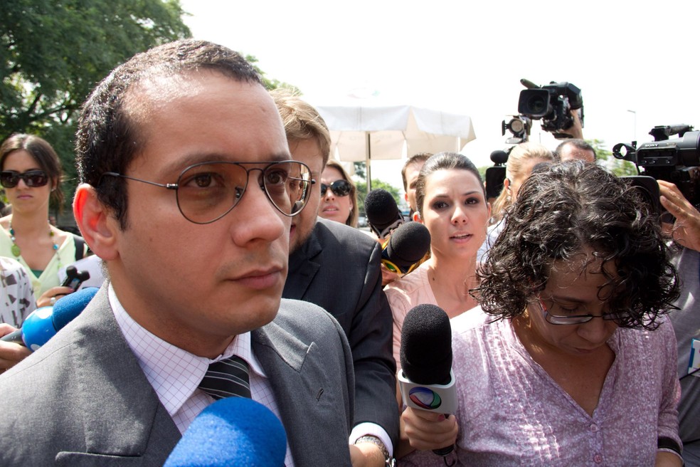 Gil Grego Rugai é acusado de matar o pai, o publicitário Luiz Carlos Rugai, e a madrasta, Alessandra de Fátima Troitiño, em março de 2004 — Foto: Diogo Moreira / Agência O Globo