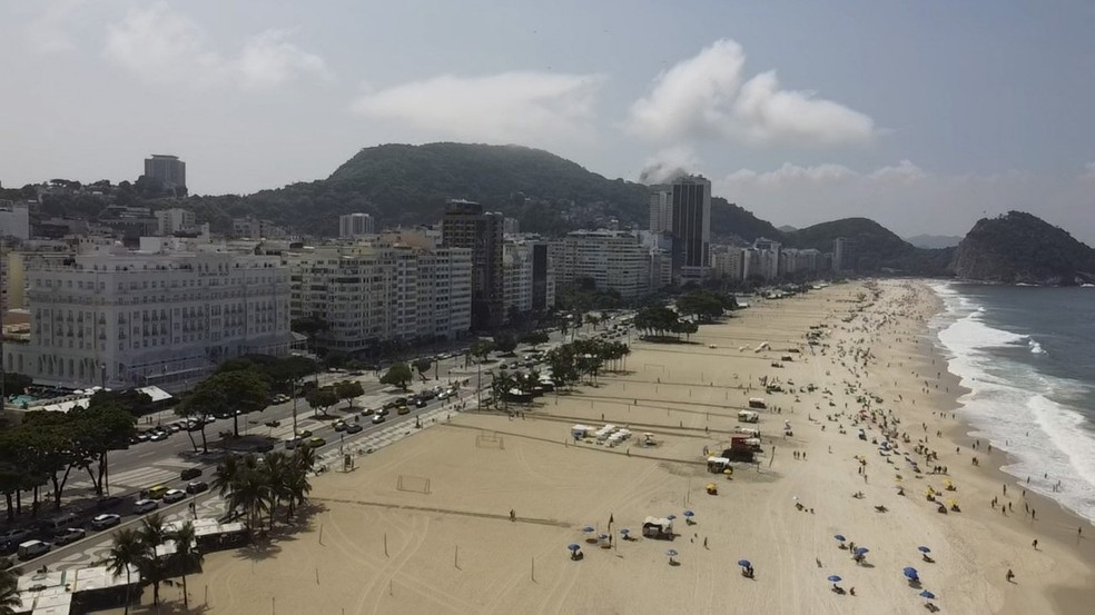 Praia de Copacabana — Foto: Márcia Foletto