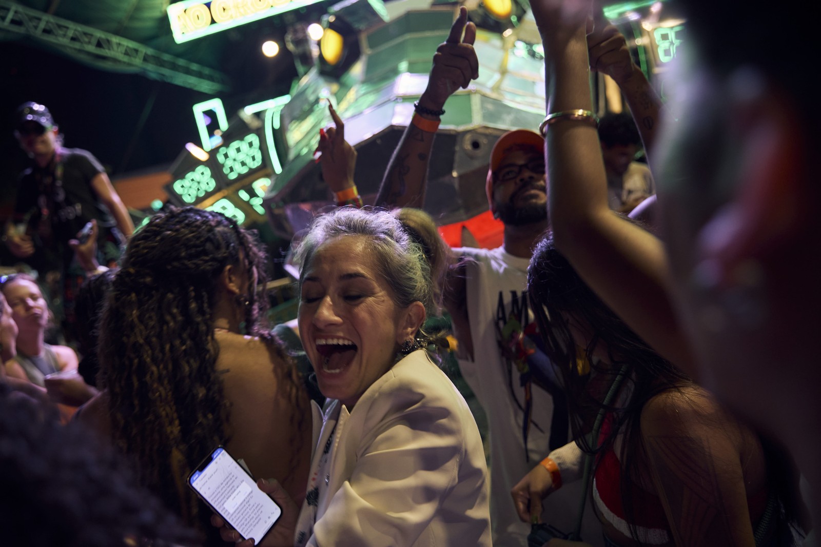 Norte-americana, Sol Broza é ativista na COP30 — Foto: Marina Calderon