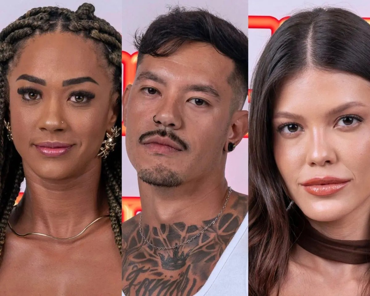 Enquete ‘BBB 25’: quem deve ser eliminado no paredão entre Aline, Gabriel e Vitória Strada?
