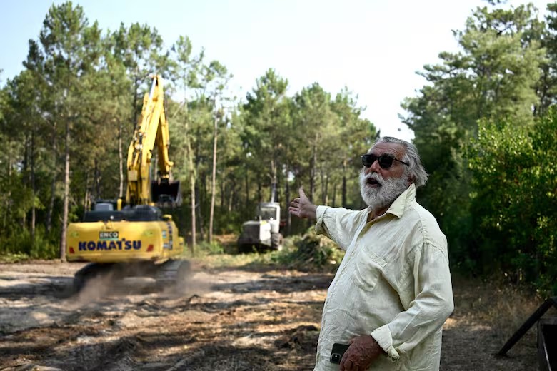 Empresário desafia ordem de evacuação e lidera operação para conter incêndio no sudoeste da França - QTU Questões do Universo