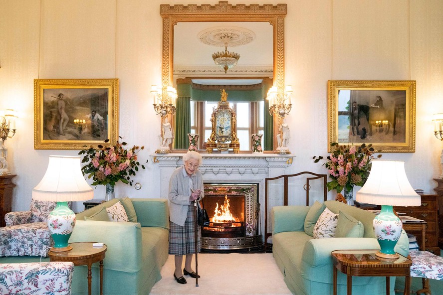 A rainha Elizabeth II no Castelo de Balmoral