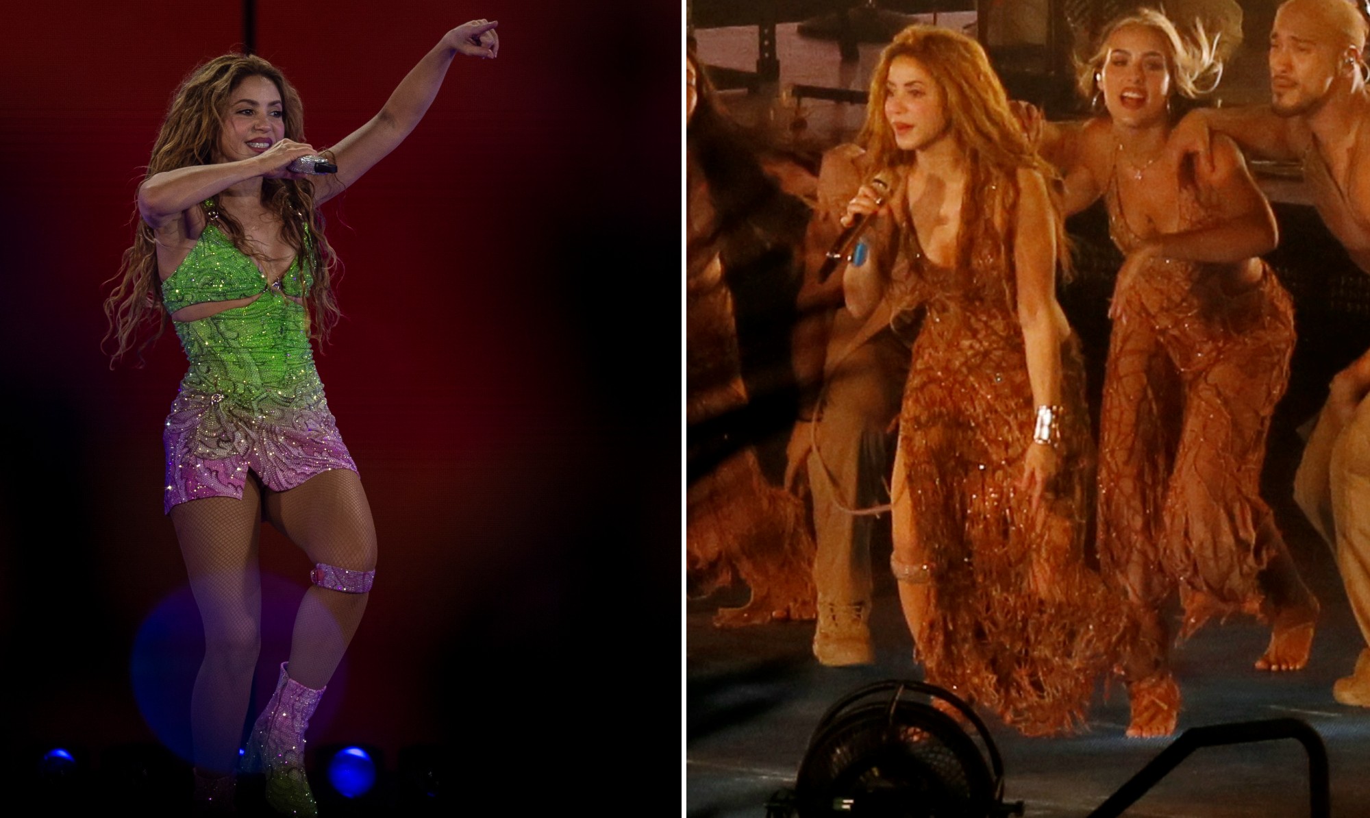 Estilo ou lesão? Faixa no joelho de Shakira chama atenção em show no Rio e vira assunto nas redes