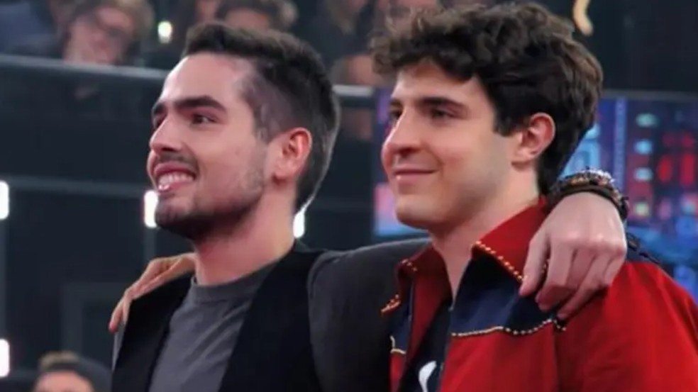 João Silva, filho de Faustão, e João Augusto Liberato, filho de Gugu — Foto: Reprodução