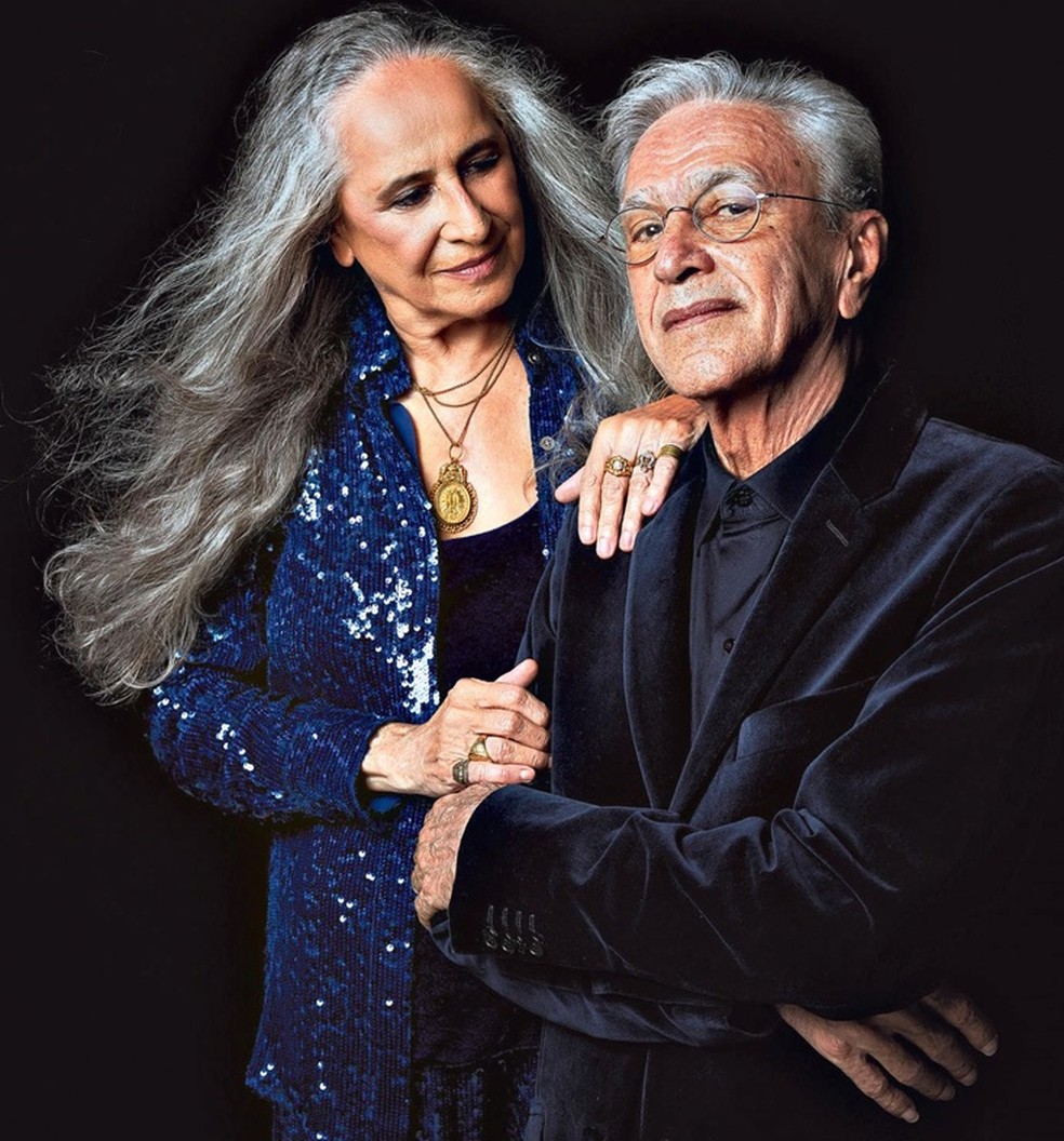 Aos 81 e 78 anos, respectivamente, Caetano Veloso e Maria Bethânia iniciam, no Rio, a tão esperada turnê que inclui Belo Horizonte, Belém, Porto Alegre, Brasília, Salvador e São Paulo - Foto: Divulgação/Fernando Young