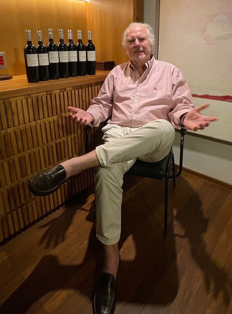 O produtor português Júlio Bastos — Foto: Divulgação PHD Wines / Foto de Erick Cesar - LupaView