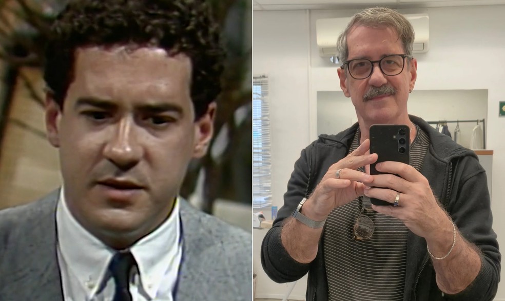 João Camargo, o Freitas em'Vale tudo', e atualmente — Foto: Reprodução