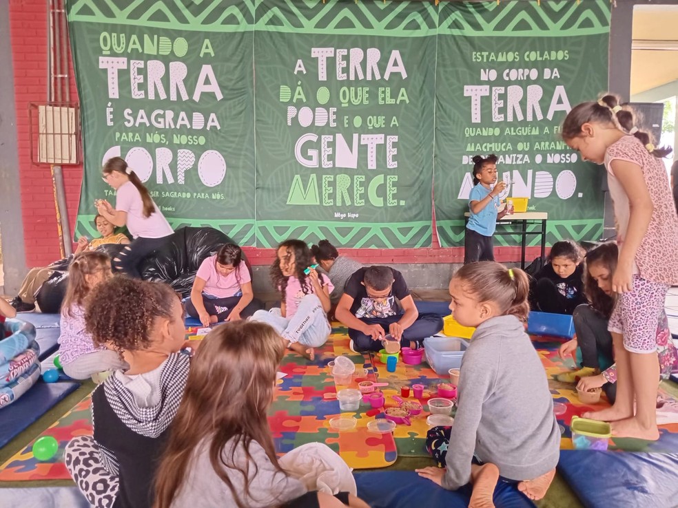 Projeto da Escola Municipal de Ensino Fundamental Saint-Hilaire, em Porto Alegre (RS) — Foto: Divulgação
