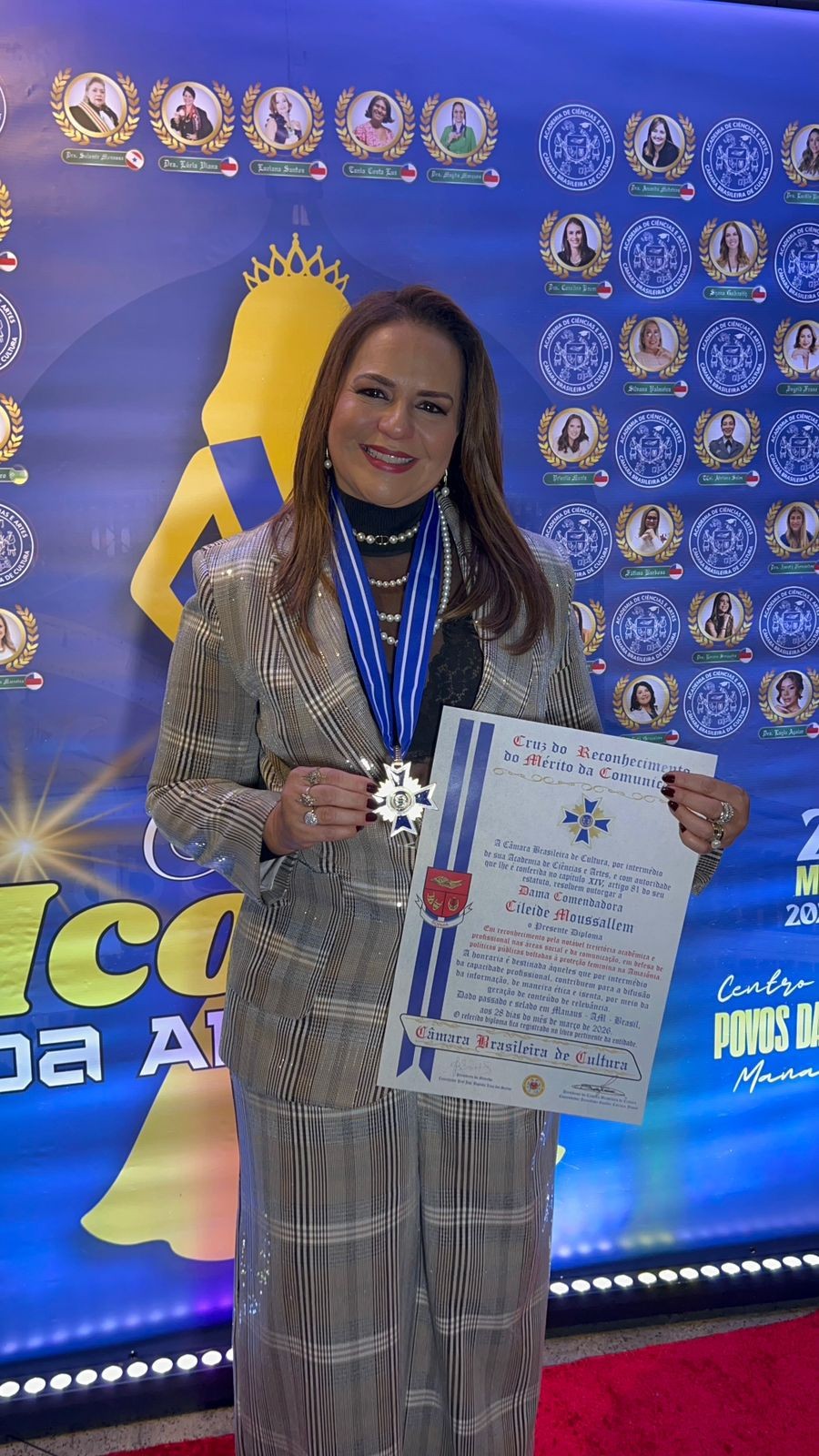 Cileide Moussallem se torna a primeira comunicadora a receber a comenda Mulheres Ícones da Amazônia