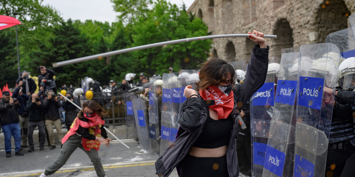 Dia do trabalhador é celebrado com protestos; manifestantes são presos em Istambul 