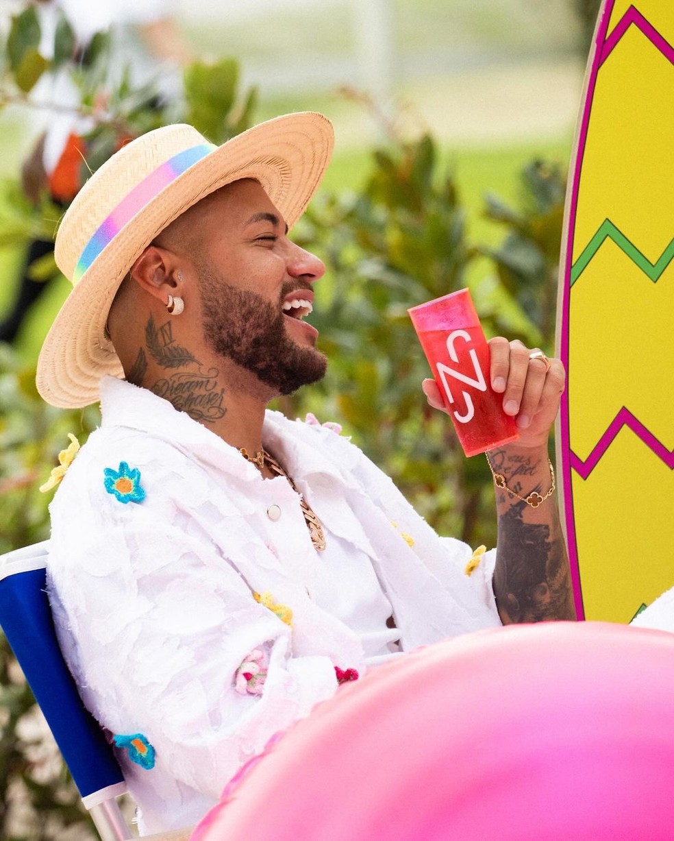 Neymar completou 32 anos e fez uma festa para celebrar a nova idade — Foto: Reprodução Instagram