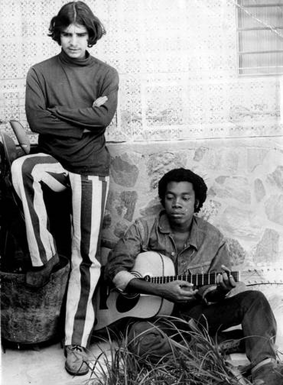 Lô Borges e Milton Nascimento são amigos de infância — Foto: Arquivo