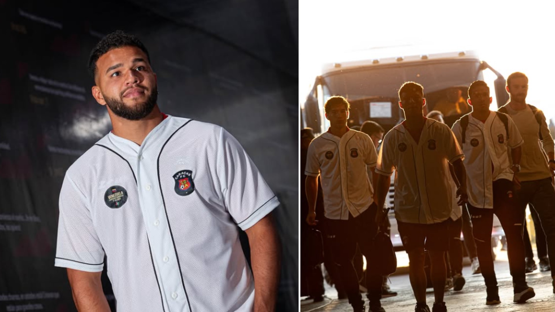 Adversário do Botafogo na Sul-Americana, Caracas FC carrega patch em comemoração a título mundial de beisebol; entenda