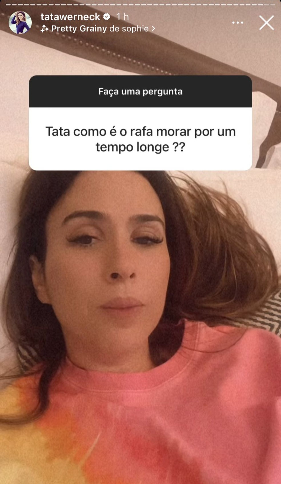 Publicação de Tatá Werneck