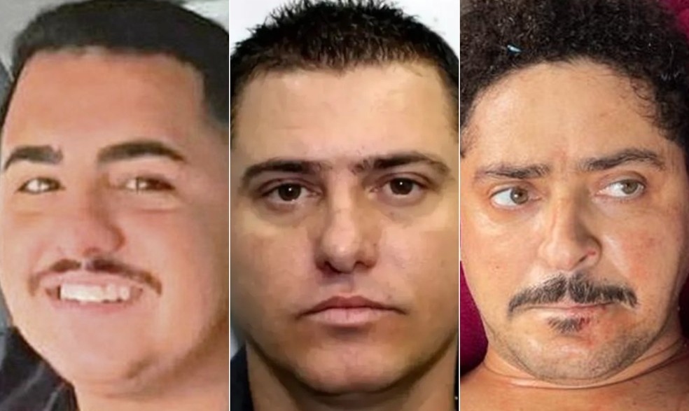 Milicianos: Faustão, morto em Santa Cruz, é nº2 de Zinho; que, por sua vez, herdou a liderança da milícia do irmão, Ecko — Foto: Reprodução